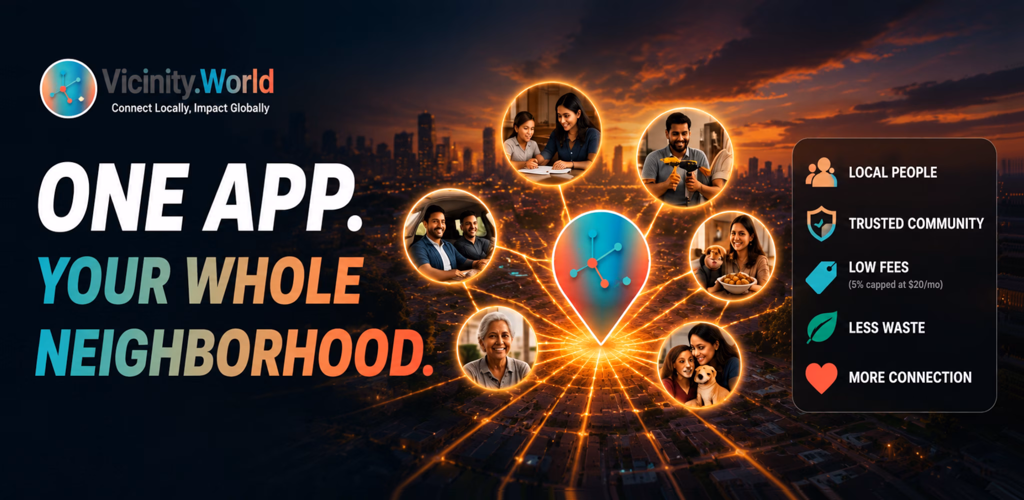 One app. Your whole neighborhood. Watch on YouTube.